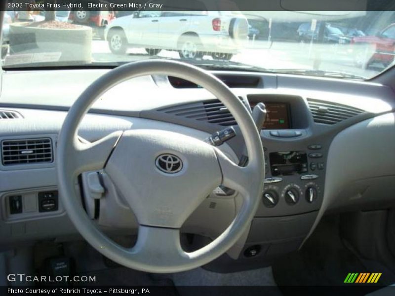 Electric Green Mica / Gray 2002 Toyota Prius Hybrid