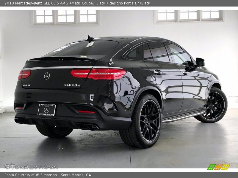 Black / designo Porcelain/Black 2018 Mercedes-Benz GLE 63 S AMG 4Matic Coupe
