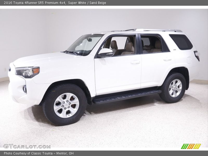 Super White / Sand Beige 2016 Toyota 4Runner SR5 Premium 4x4