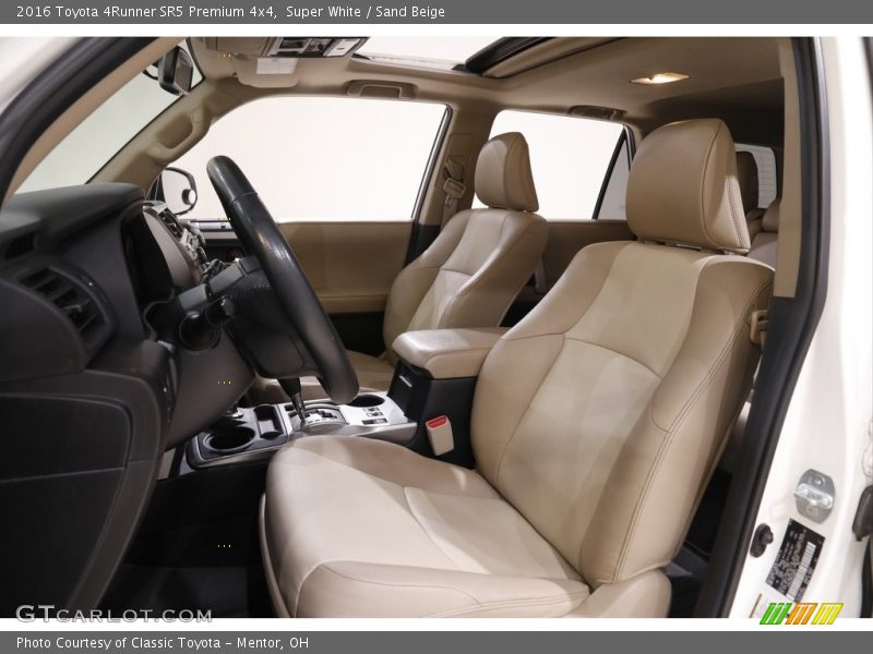 Super White / Sand Beige 2016 Toyota 4Runner SR5 Premium 4x4