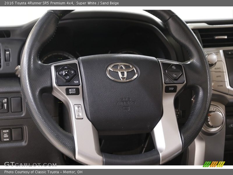 Super White / Sand Beige 2016 Toyota 4Runner SR5 Premium 4x4