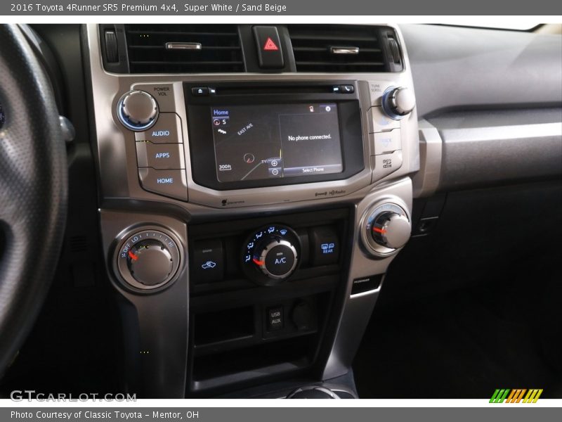 Super White / Sand Beige 2016 Toyota 4Runner SR5 Premium 4x4