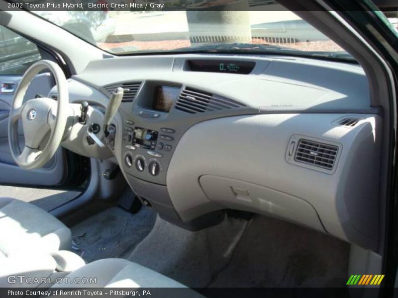 Electric Green Mica / Gray 2002 Toyota Prius Hybrid