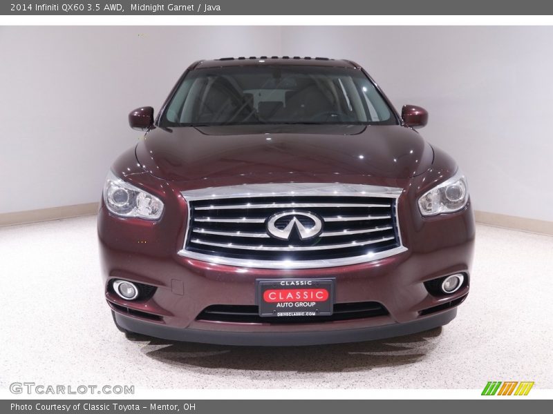 Midnight Garnet / Java 2014 Infiniti QX60 3.5 AWD