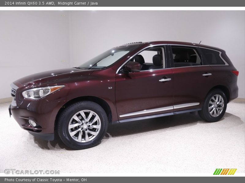 Midnight Garnet / Java 2014 Infiniti QX60 3.5 AWD