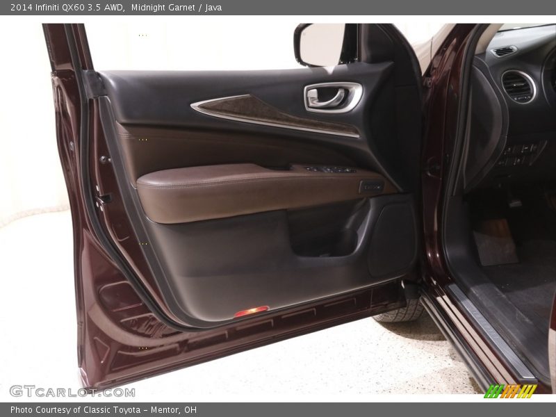 Midnight Garnet / Java 2014 Infiniti QX60 3.5 AWD