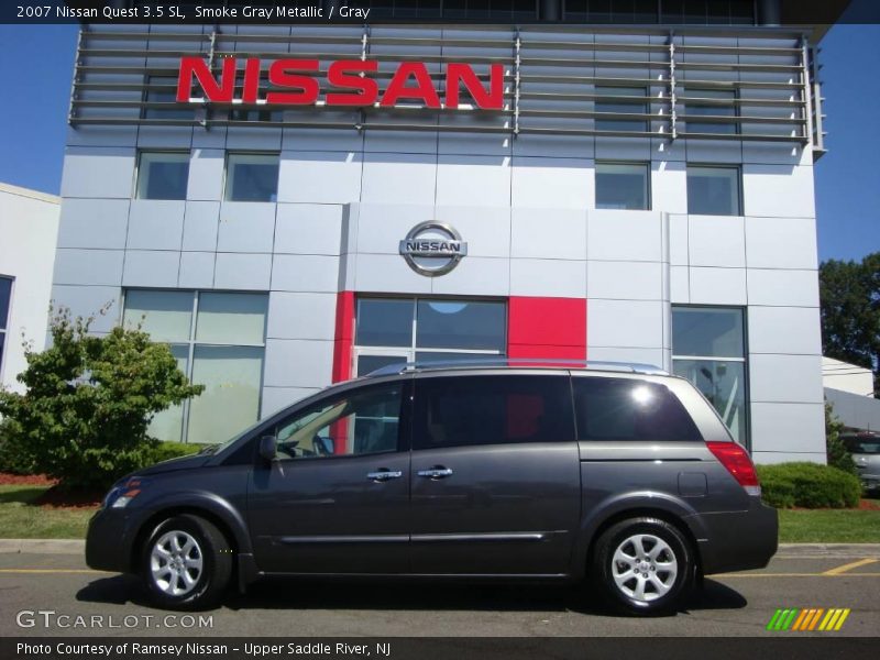 Smoke Gray Metallic / Gray 2007 Nissan Quest 3.5 SL