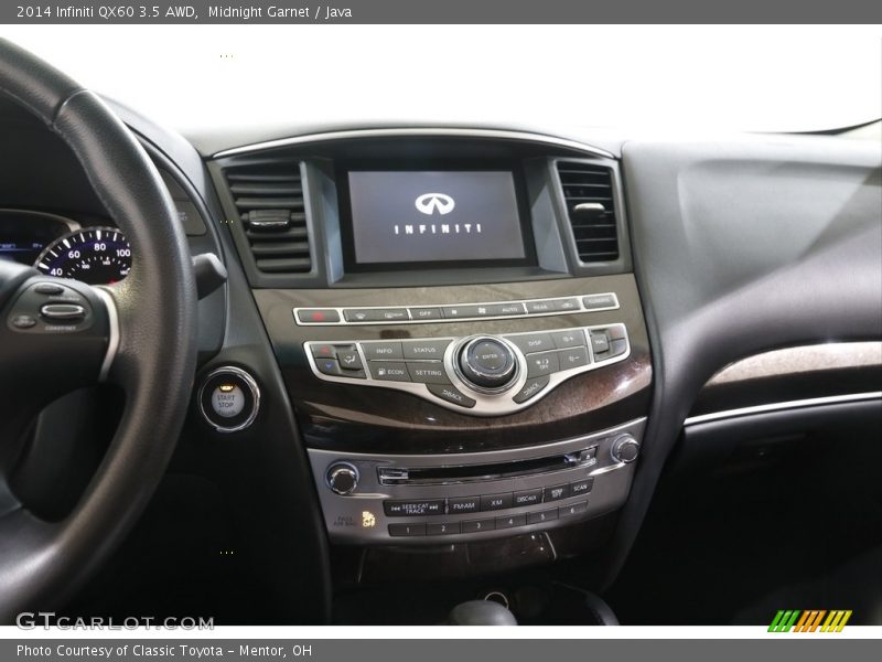 Midnight Garnet / Java 2014 Infiniti QX60 3.5 AWD