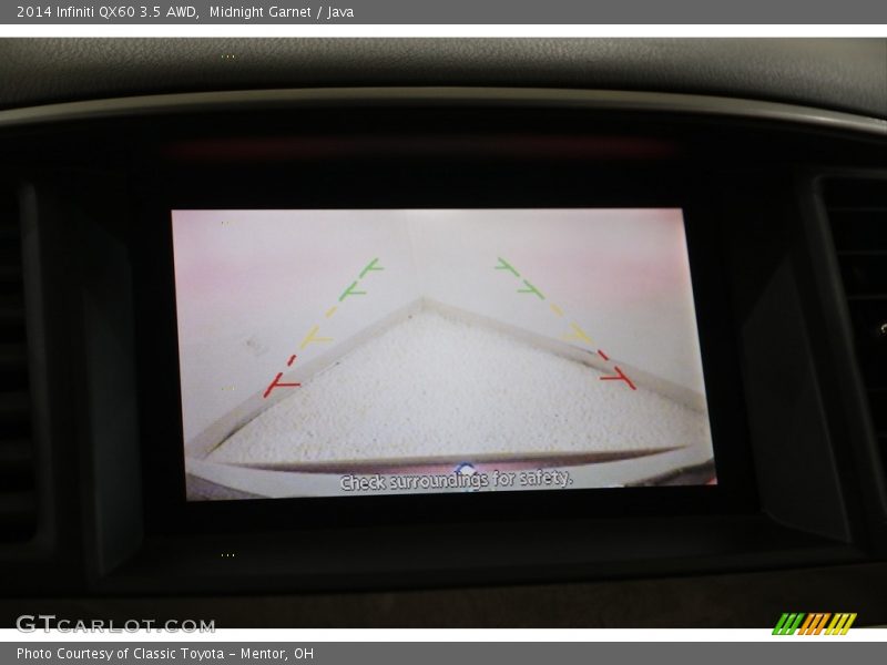 Midnight Garnet / Java 2014 Infiniti QX60 3.5 AWD