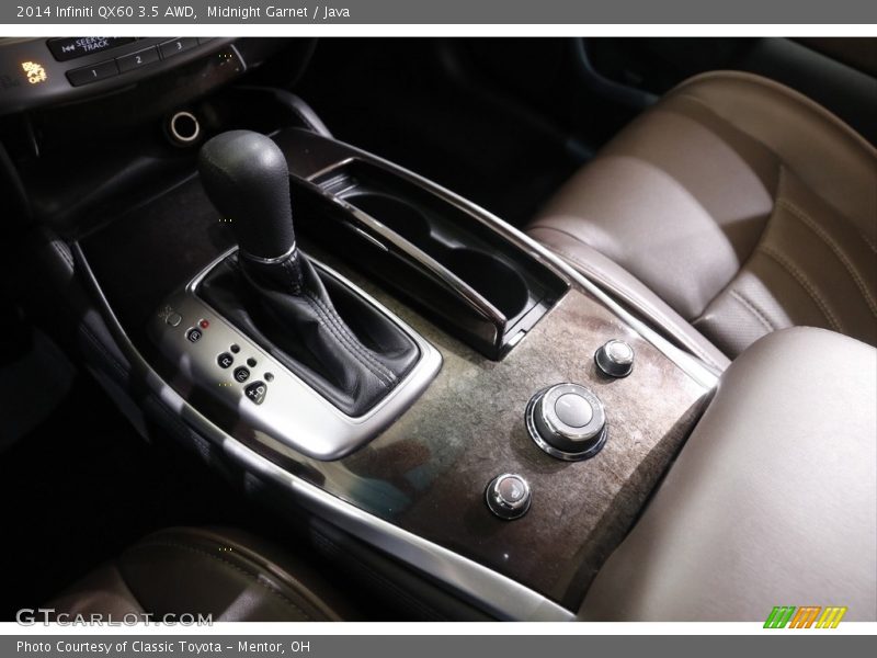 Midnight Garnet / Java 2014 Infiniti QX60 3.5 AWD