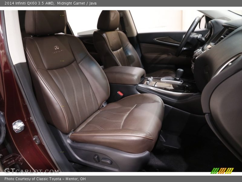 Midnight Garnet / Java 2014 Infiniti QX60 3.5 AWD