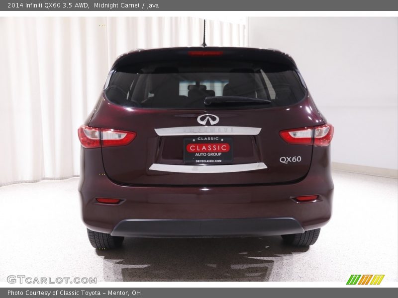 Midnight Garnet / Java 2014 Infiniti QX60 3.5 AWD