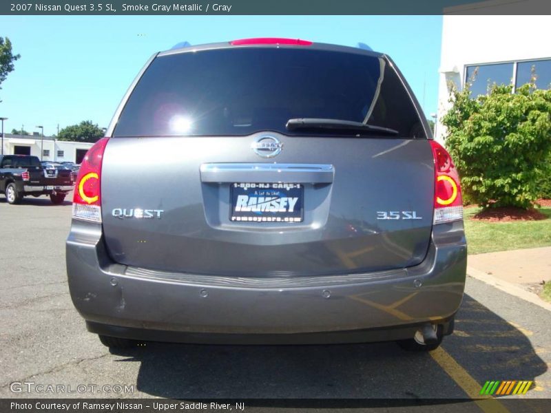 Smoke Gray Metallic / Gray 2007 Nissan Quest 3.5 SL