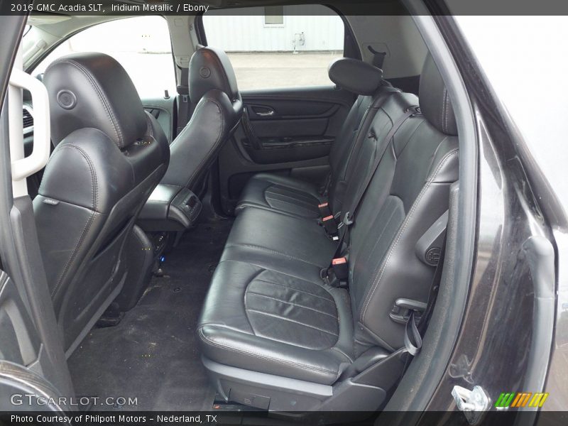 Rear Seat of 2016 Acadia SLT