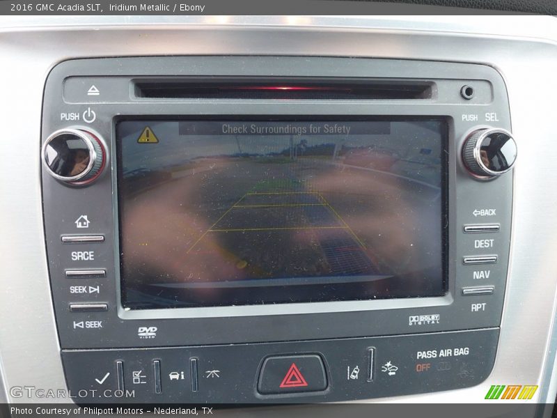 Controls of 2016 Acadia SLT