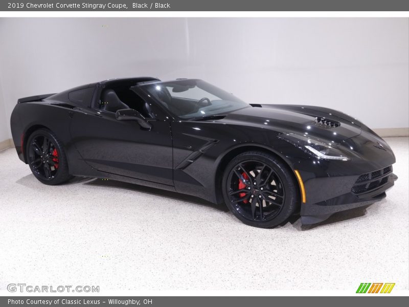 Black / Black 2019 Chevrolet Corvette Stingray Coupe
