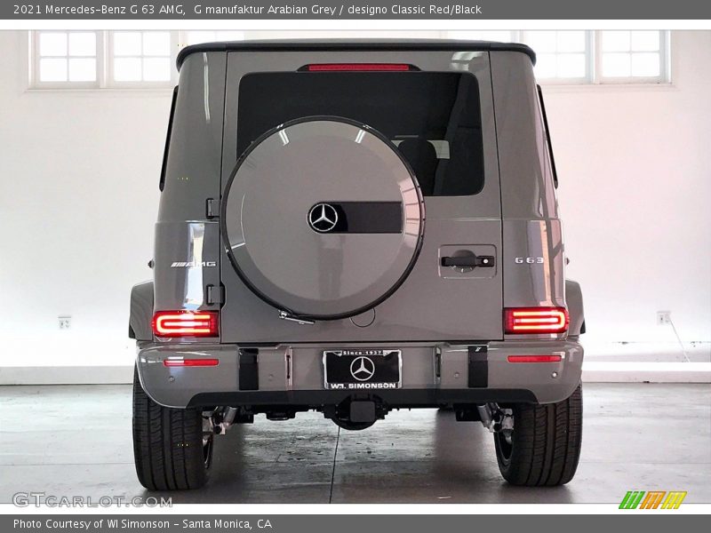 G manufaktur Arabian Grey / designo Classic Red/Black 2021 Mercedes-Benz G 63 AMG