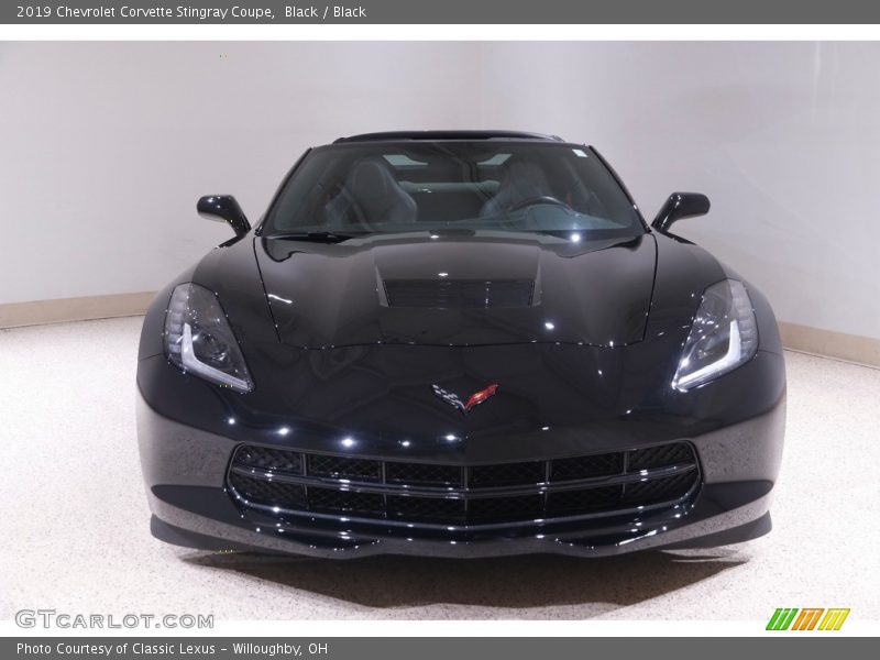 Black / Black 2019 Chevrolet Corvette Stingray Coupe