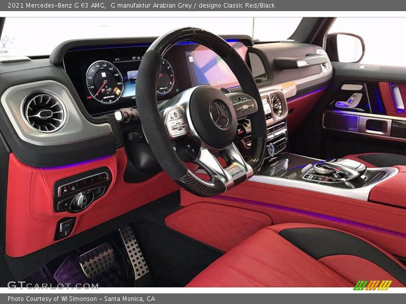 G manufaktur Arabian Grey / designo Classic Red/Black 2021 Mercedes-Benz G 63 AMG