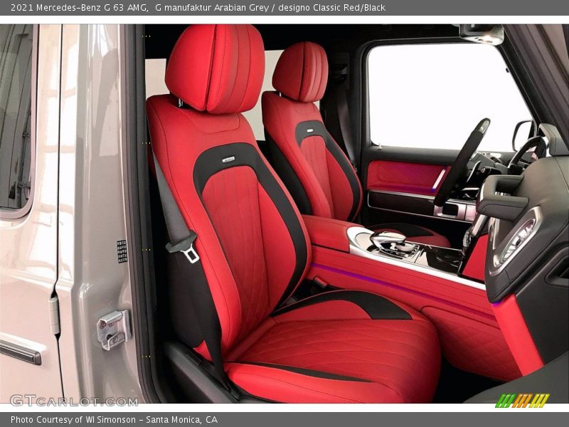  2021 G 63 AMG designo Classic Red/Black Interior