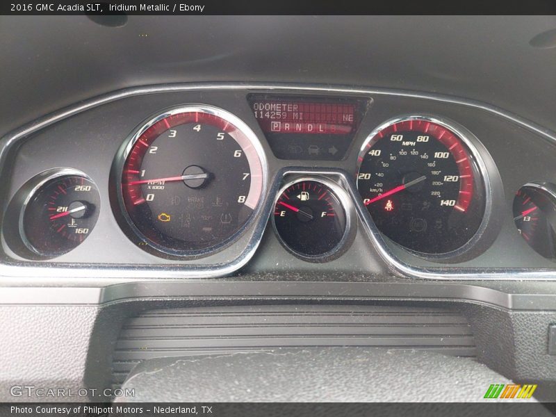  2016 Acadia SLT SLT Gauges