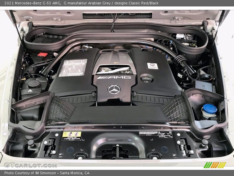  2021 G 63 AMG Engine - 4.0 Liter DI biturbo DOHC 32-Valve VVT V8