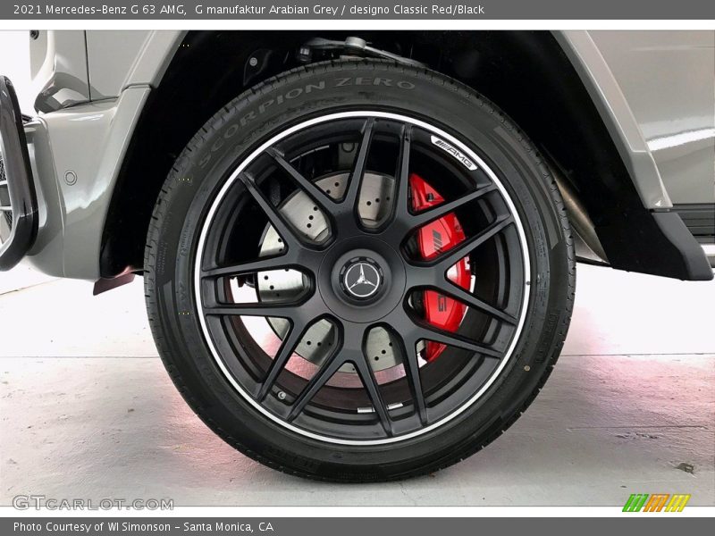 G manufaktur Arabian Grey / designo Classic Red/Black 2021 Mercedes-Benz G 63 AMG