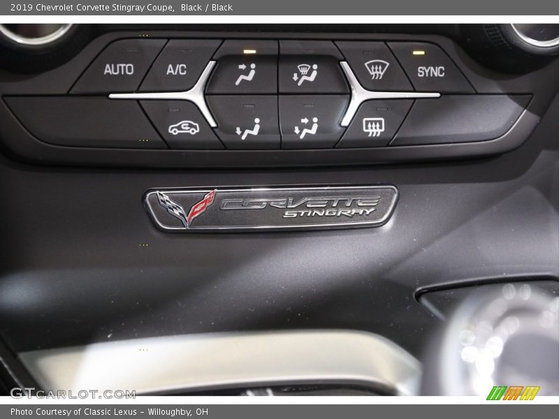 Black / Black 2019 Chevrolet Corvette Stingray Coupe