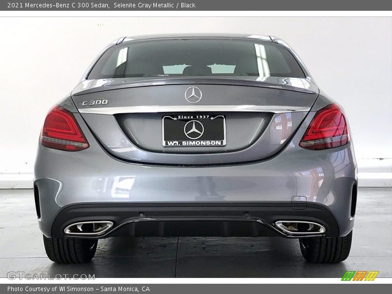 Selenite Gray Metallic / Black 2021 Mercedes-Benz C 300 Sedan