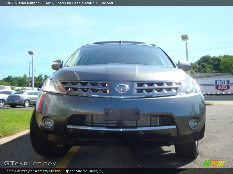 Platinum Pearl Matallic / Charcoal 2007 Nissan Murano SL AWD