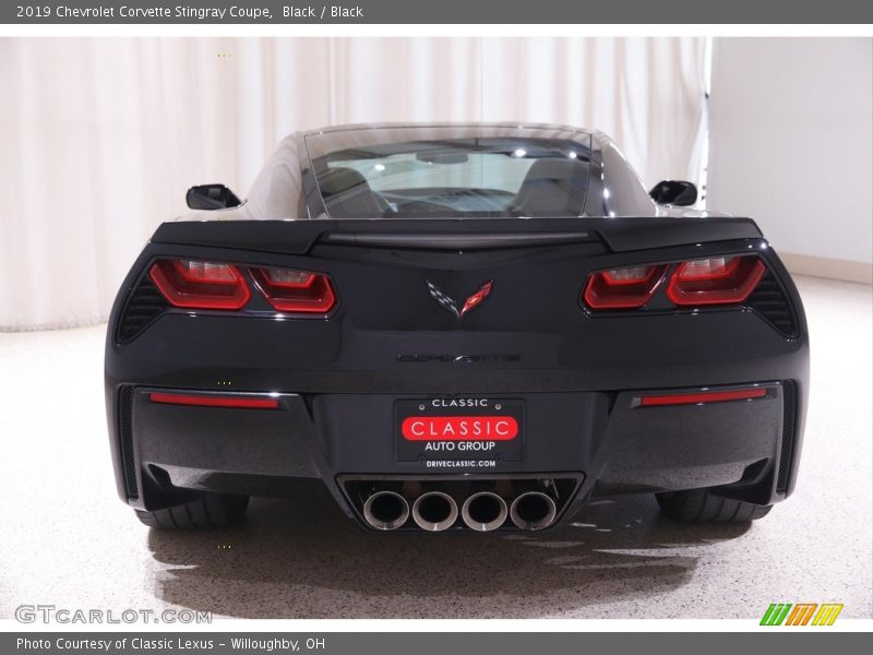 Black / Black 2019 Chevrolet Corvette Stingray Coupe