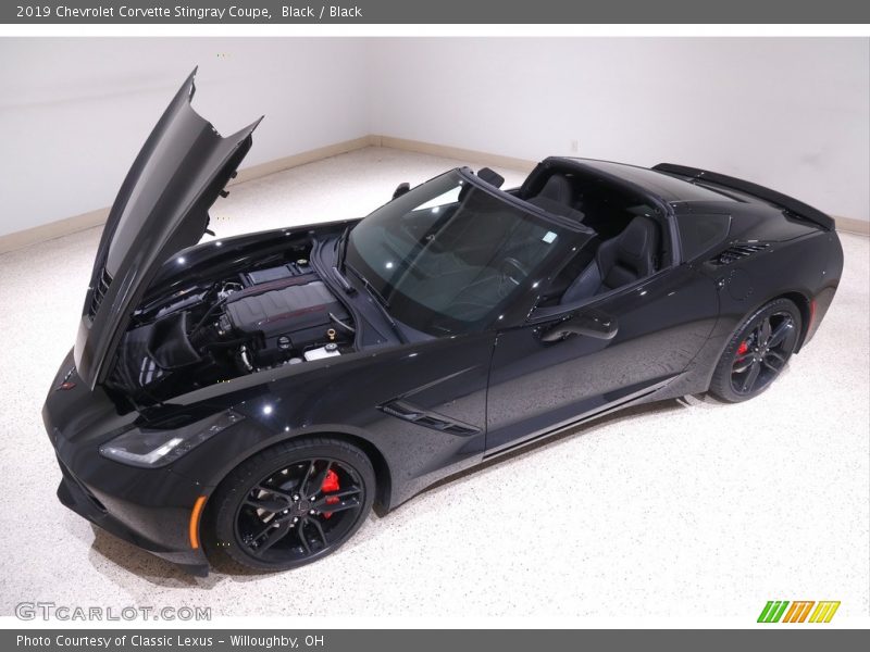 Black / Black 2019 Chevrolet Corvette Stingray Coupe