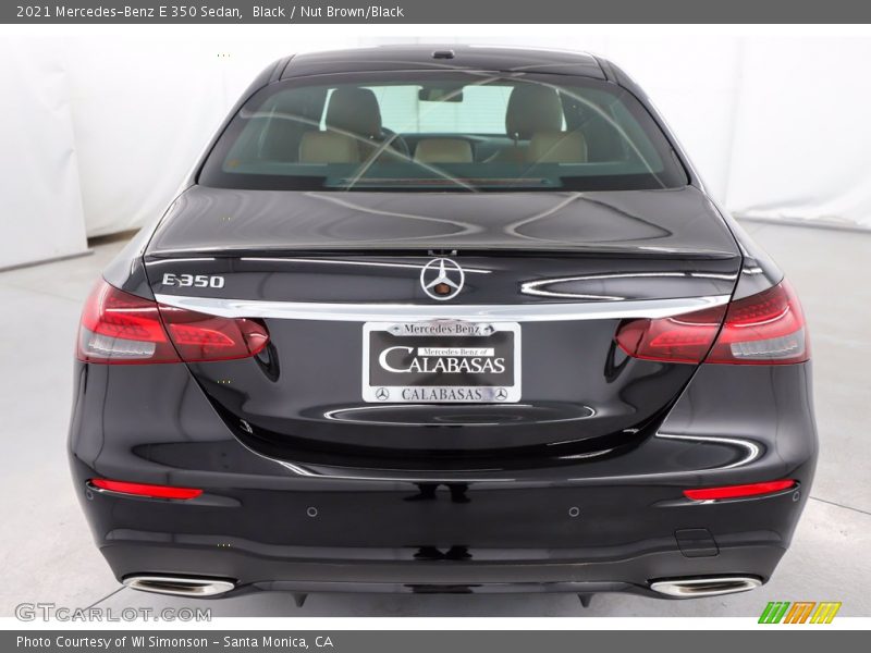 Black / Nut Brown/Black 2021 Mercedes-Benz E 350 Sedan