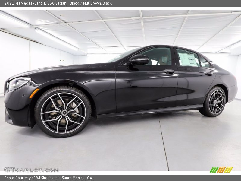 Black / Nut Brown/Black 2021 Mercedes-Benz E 350 Sedan