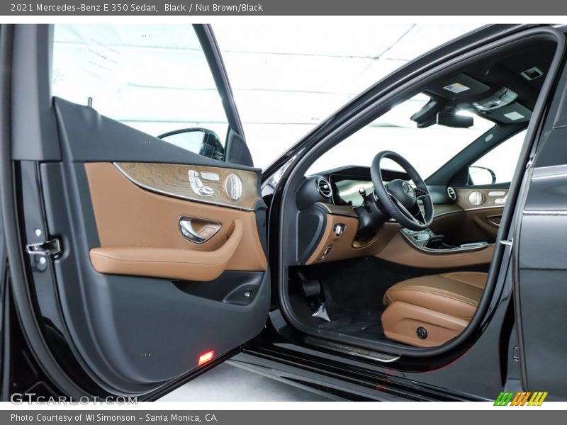 Black / Nut Brown/Black 2021 Mercedes-Benz E 350 Sedan