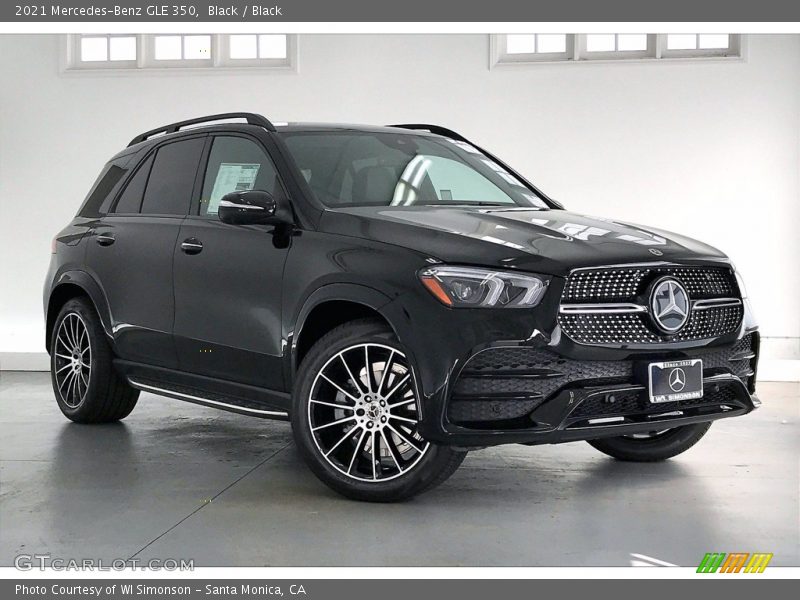 Black / Black 2021 Mercedes-Benz GLE 350