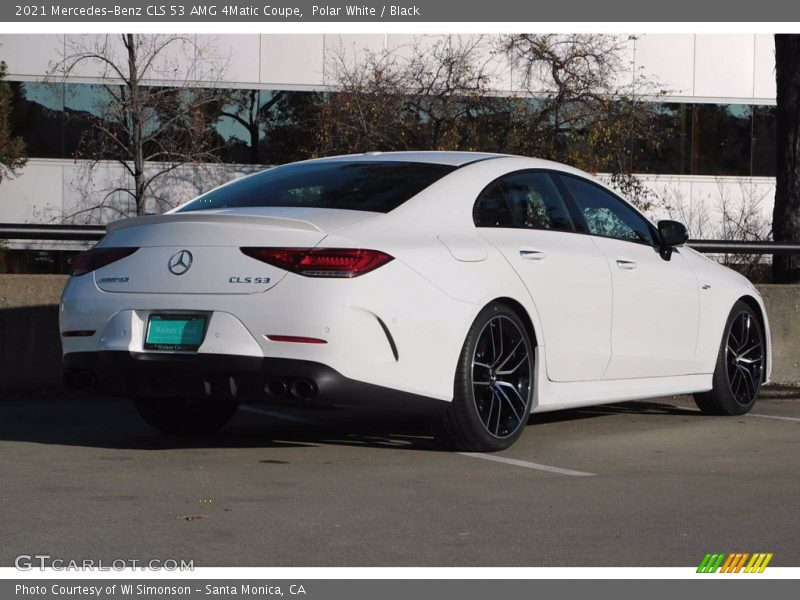 Polar White / Black 2021 Mercedes-Benz CLS 53 AMG 4Matic Coupe