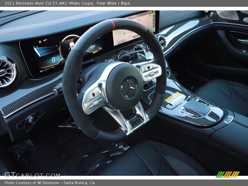 Polar White / Black 2021 Mercedes-Benz CLS 53 AMG 4Matic Coupe
