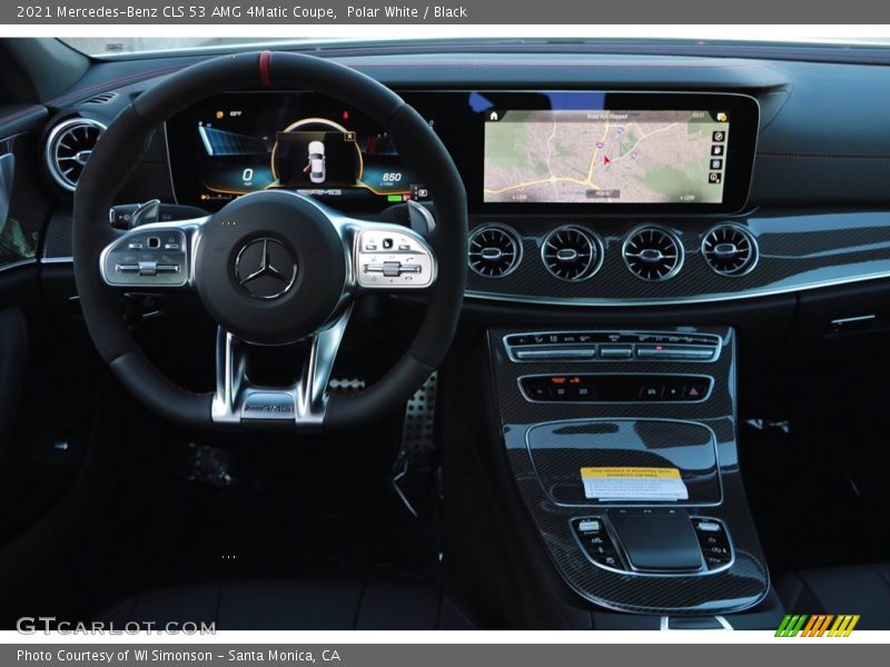 Polar White / Black 2021 Mercedes-Benz CLS 53 AMG 4Matic Coupe