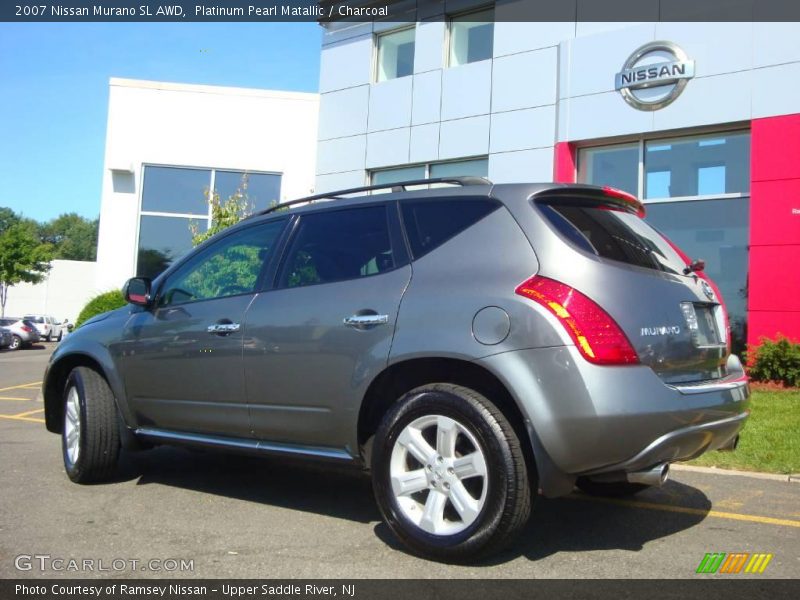 Platinum Pearl Matallic / Charcoal 2007 Nissan Murano SL AWD
