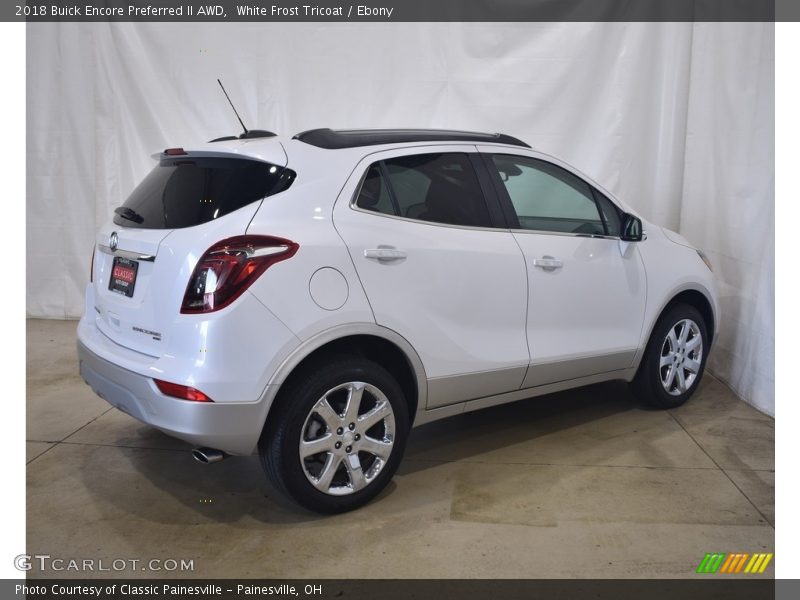 White Frost Tricoat / Ebony 2018 Buick Encore Preferred II AWD