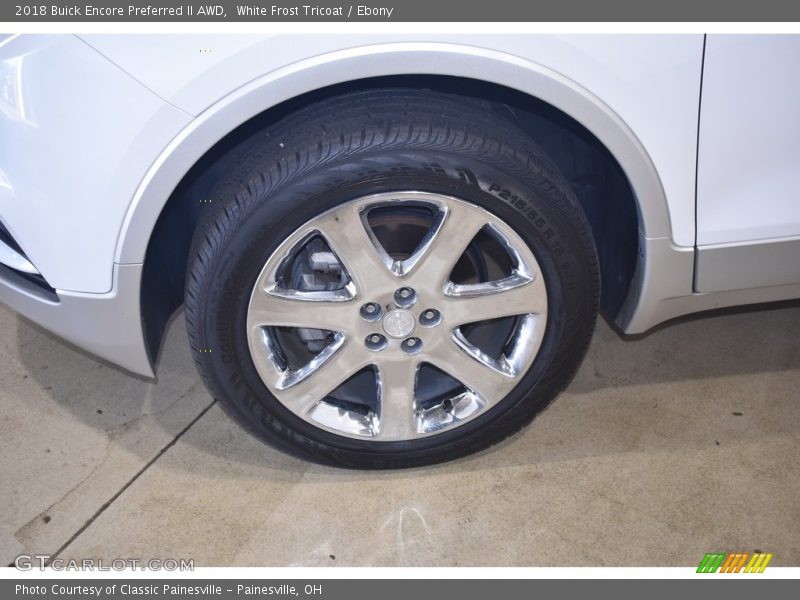 White Frost Tricoat / Ebony 2018 Buick Encore Preferred II AWD