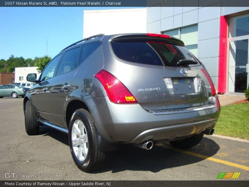 Platinum Pearl Matallic / Charcoal 2007 Nissan Murano SL AWD