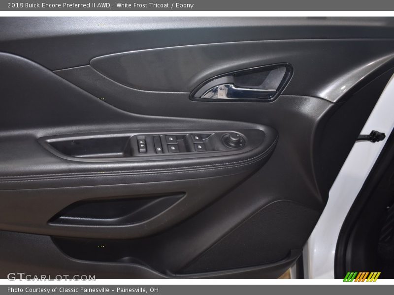 White Frost Tricoat / Ebony 2018 Buick Encore Preferred II AWD