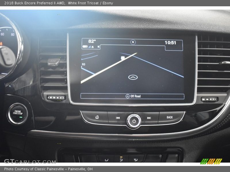 White Frost Tricoat / Ebony 2018 Buick Encore Preferred II AWD