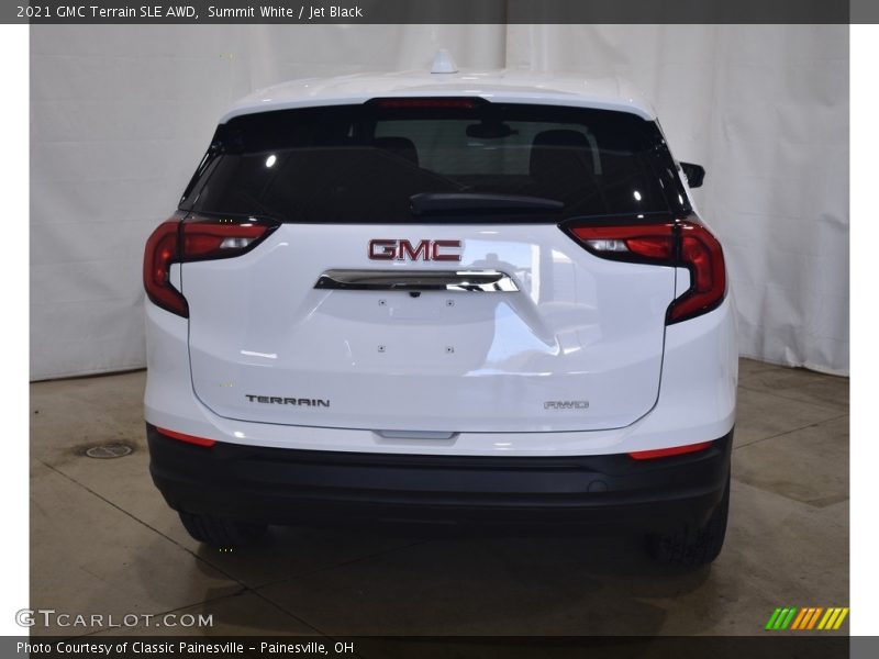 Summit White / Jet Black 2021 GMC Terrain SLE AWD