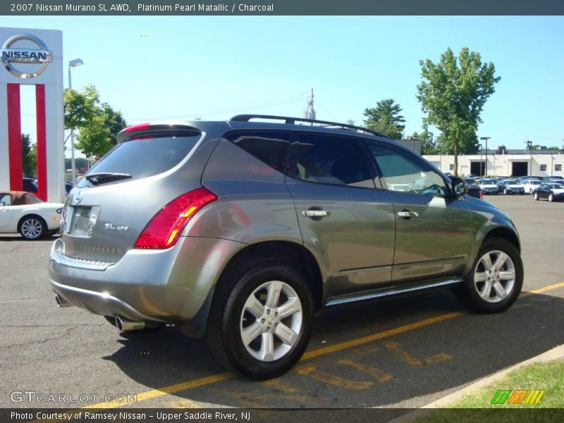 Platinum Pearl Matallic / Charcoal 2007 Nissan Murano SL AWD