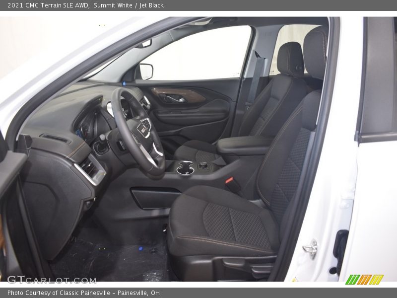 Summit White / Jet Black 2021 GMC Terrain SLE AWD