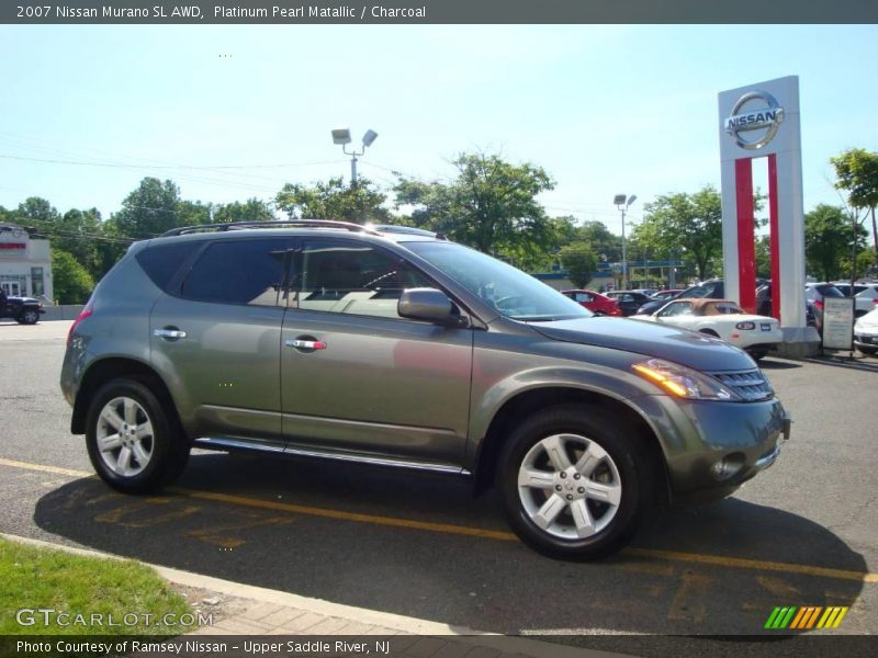 Platinum Pearl Matallic / Charcoal 2007 Nissan Murano SL AWD