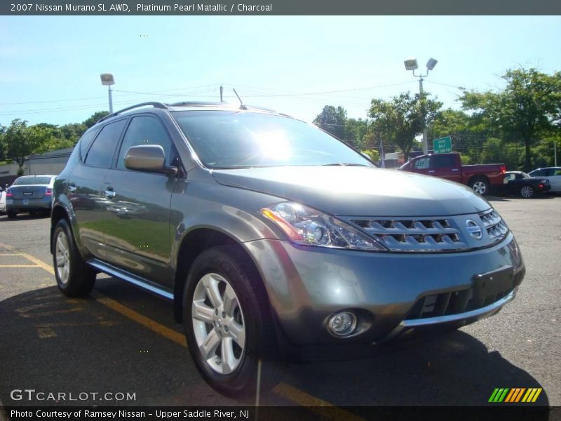 Platinum Pearl Matallic / Charcoal 2007 Nissan Murano SL AWD